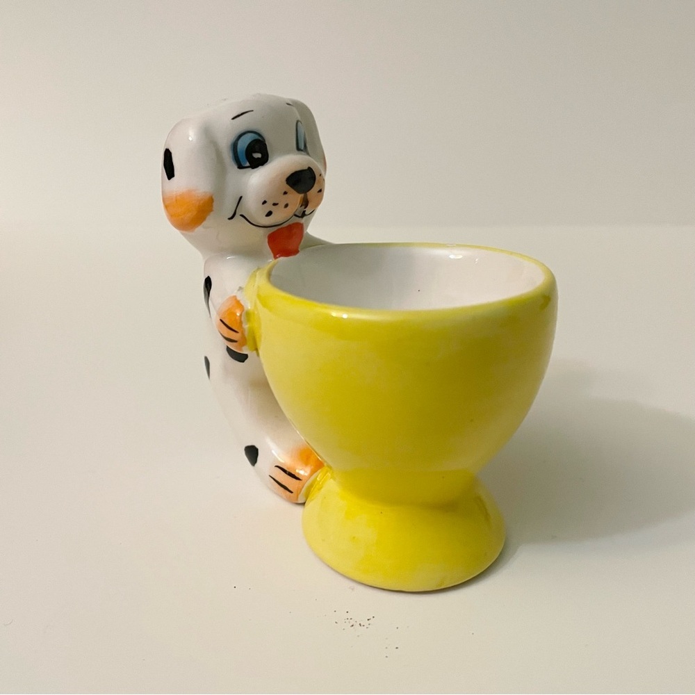 Vintage Anthropomorphic Puppy Egg Cup Kitchen Decor
